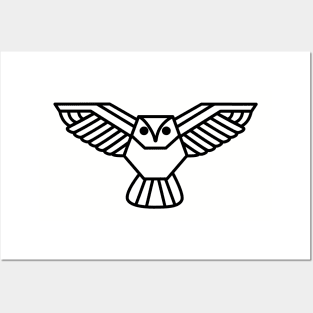 Flying Owl Posters and Art